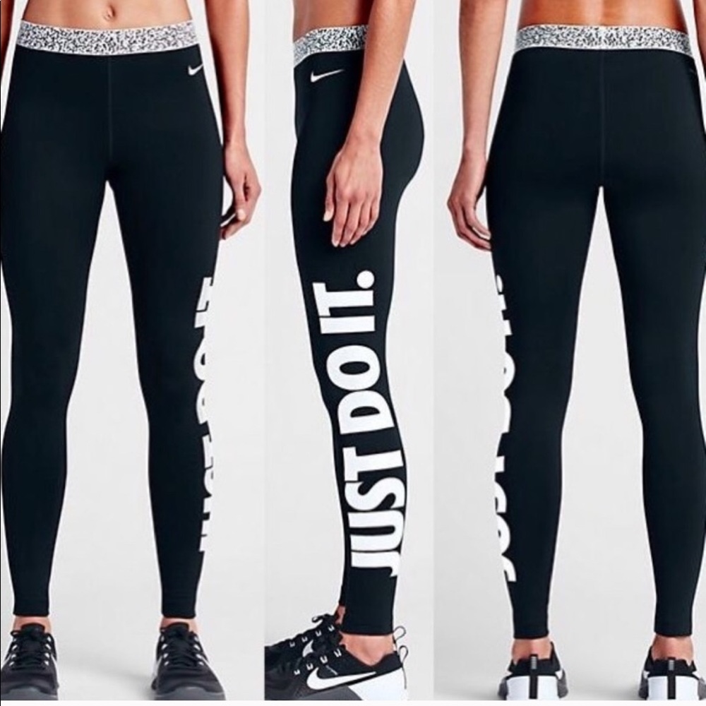 Nike PRO Hyperwarm Leggings Mezzo Waistband Black